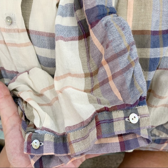 Zara Woman Plaid Crossover Top - Picture 6 of 10